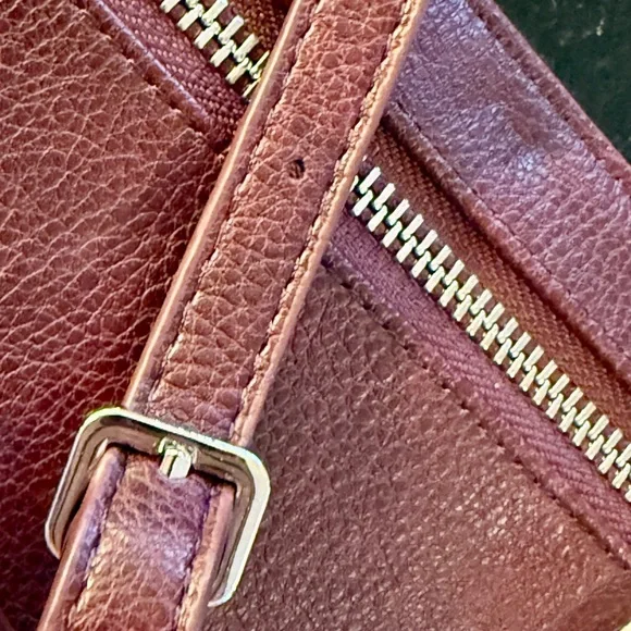 Espe Burgundy Floral Crossbody Bag - Picture 5 of 10